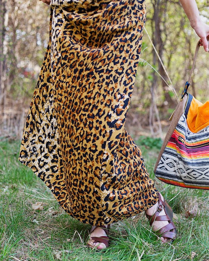 leopard-maxi-skirt-tribal-purse-wedge-sandals